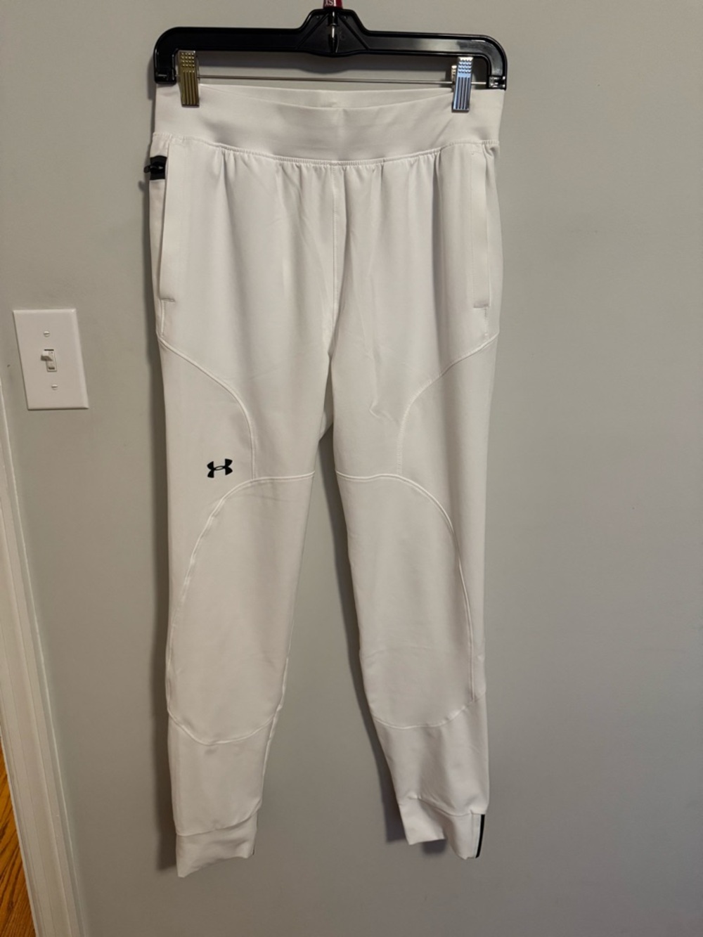 Under Armour White Track Joggers
